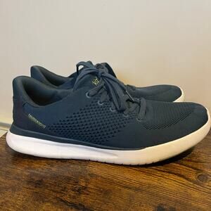 Kizik Shoes Lima Slip On Sneaker Hands Free Lace Up Teal Blue Tidepool m10/w11.5